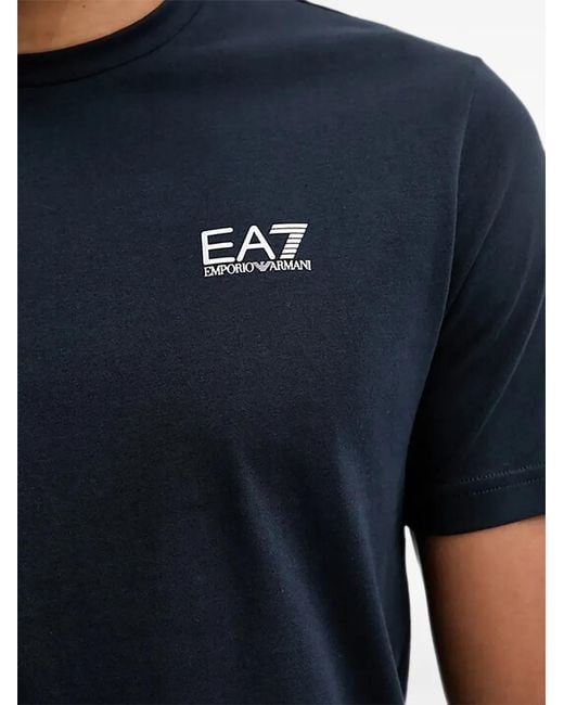 EA7 Blue Logo T-Shirt for men