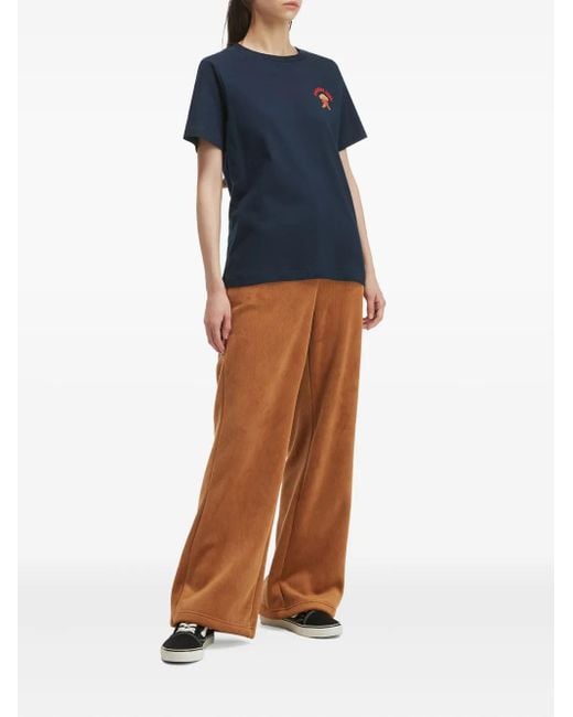 Chocoolate Blue Embroidered T-Shirt