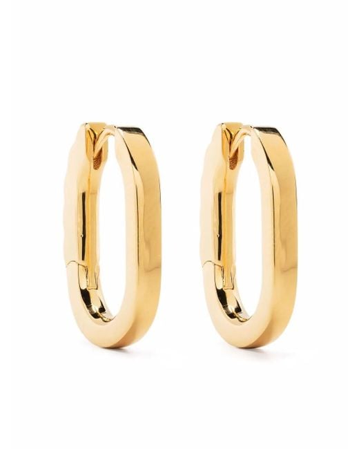 Maria Black Metallic Woods Huggies Hoop Earrings