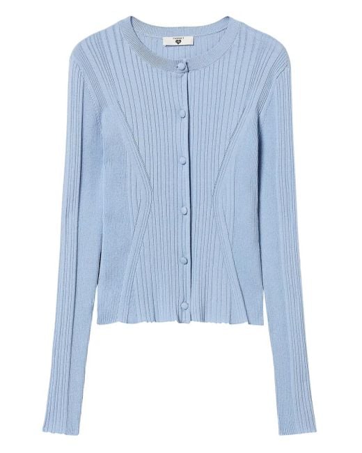 Twinset リブ カーディガン Blue