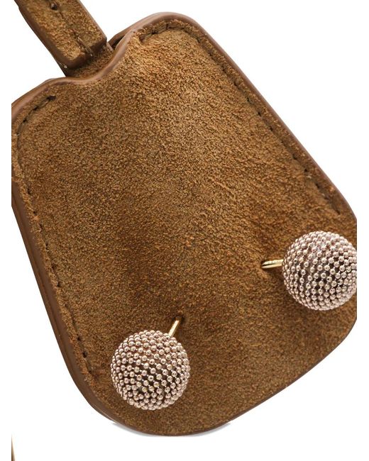 Fabiana Filippi Brown Zip-Fastening Shoulder Bag