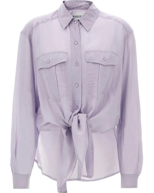 Camicia Nath di Isabel Marant in Purple