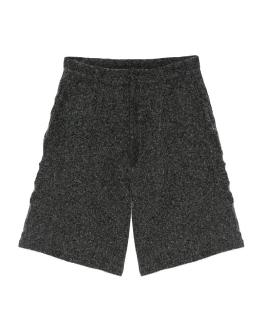 メンズ Comme des Garçons Wool Shorts Gray