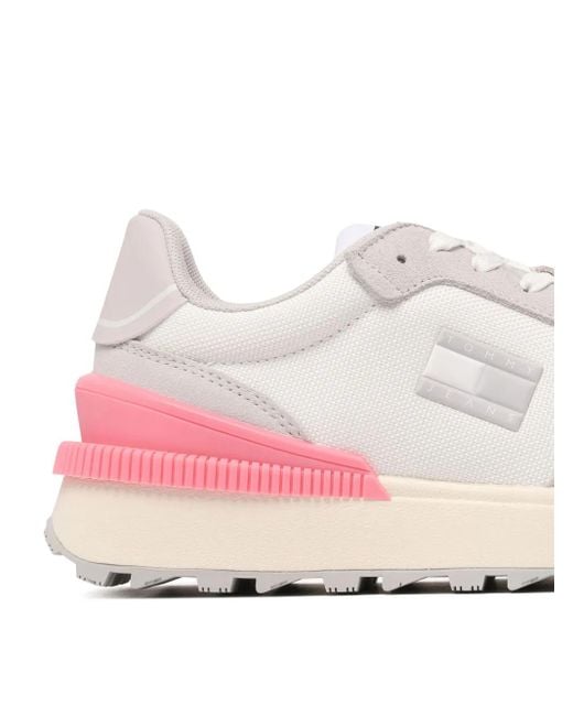 Tommy Hilfiger Pink Tech Runner Sneakers