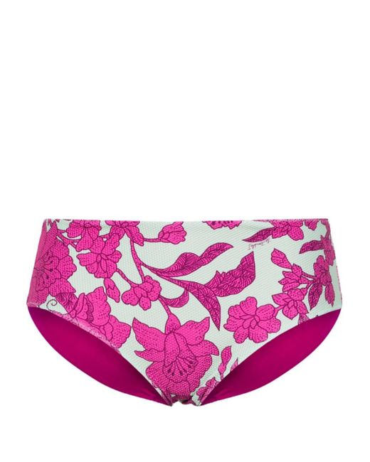 Slip bikini a fiori di LaDoubleJ in Pink