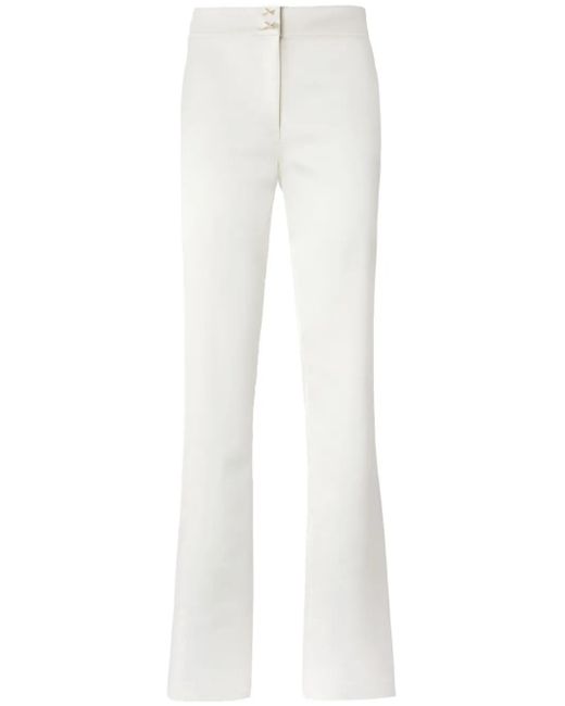 Genny フレアパンツ White