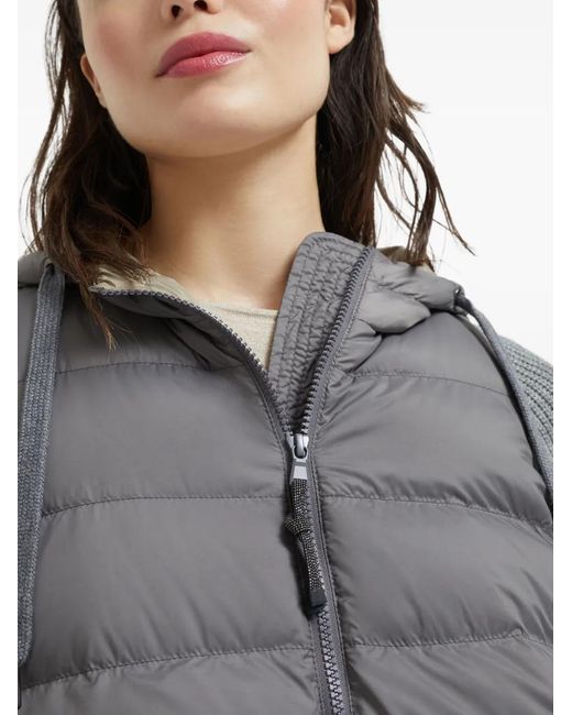 Brunello Cucinelli Gray Padded Jacket