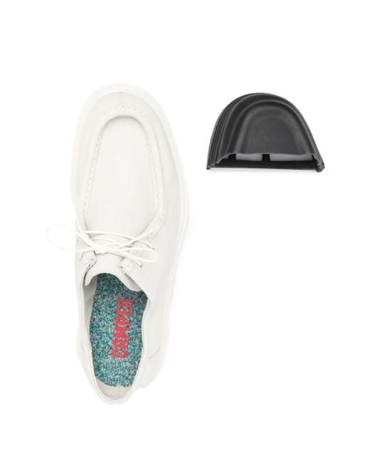 Camper White Junction Lace-Up Shoes