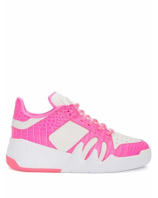 Giuseppe Zanotti Pink Talon Sneakers