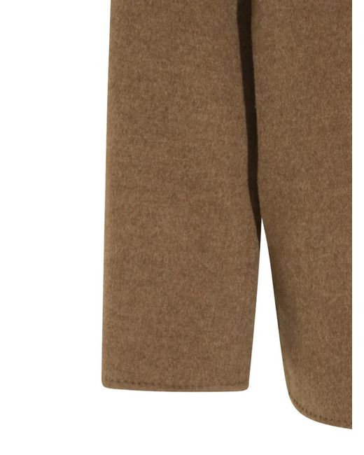 Kiton Brown Button-Up Pocket Jacket for men