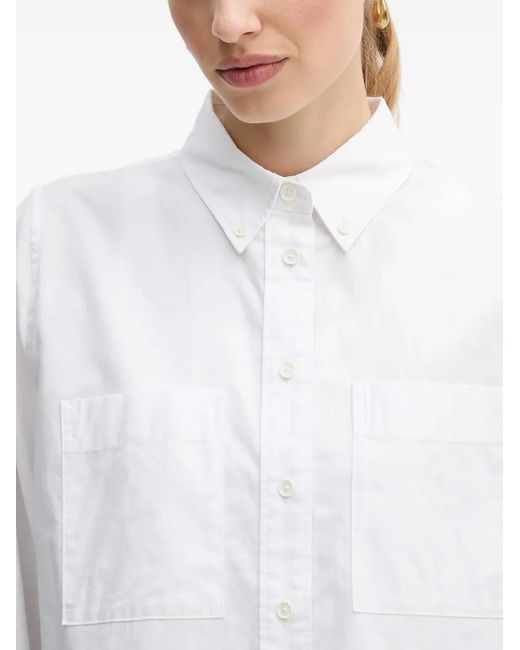 Barbour White Wren Cuff Shirt