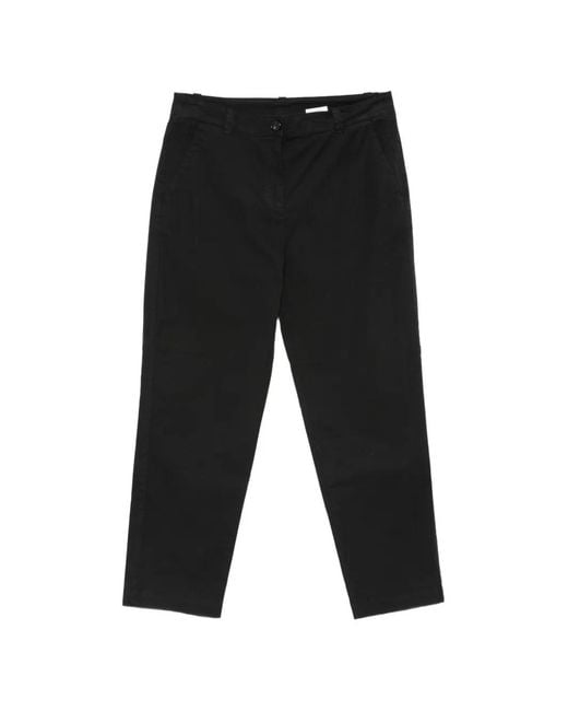 Marc O' Polo Black Belt-Loop Trousers