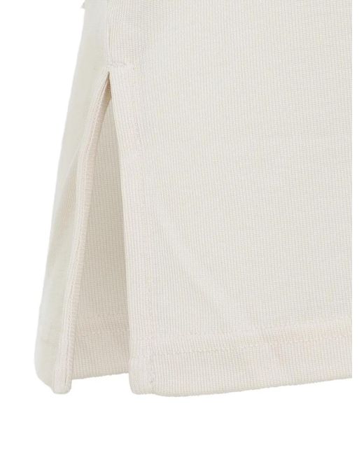 Studio Nicholson White Votan Vest Top
