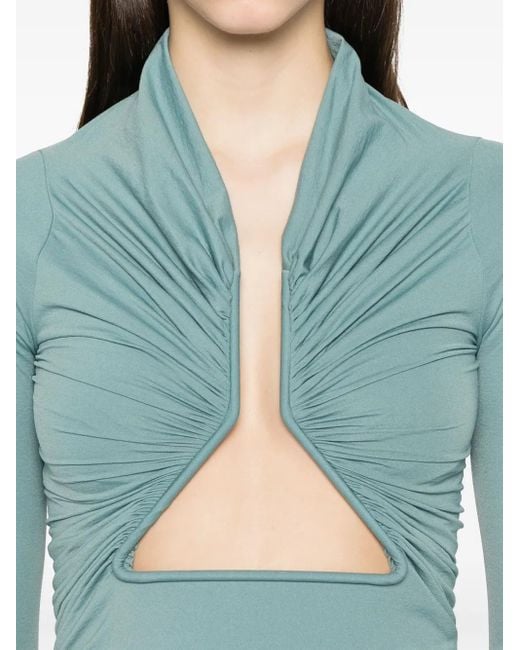 Rick Owens Blue Top Prong