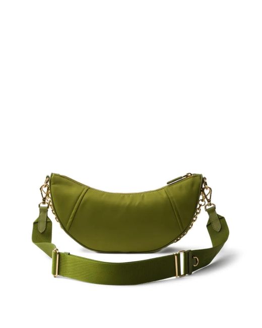 Prada Green Demi-Lune Shoulder Bag