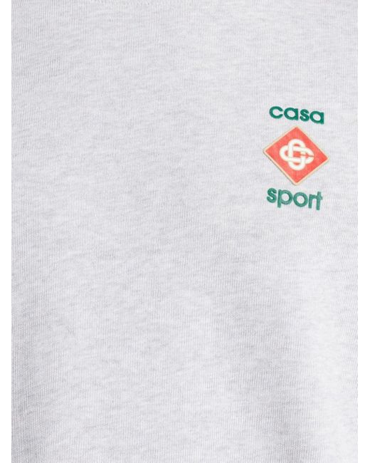 T-shirt con stampa di Casablancabrand in White da Uomo