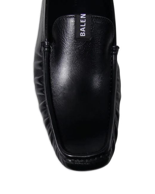 Balenciaga White Portofino Calfskin Loafers for men