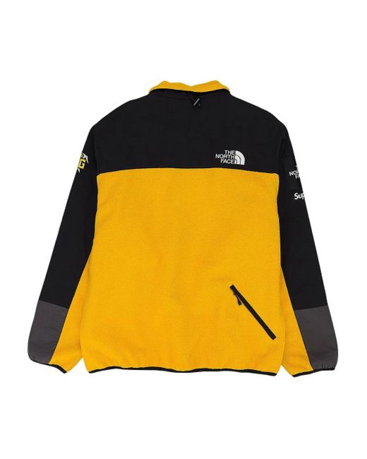 Supreme X The North Face Fleece Jacket in Yellow for Men | Lyst