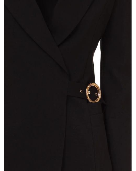 Just Cavalli Black Single-Breasted Jacket