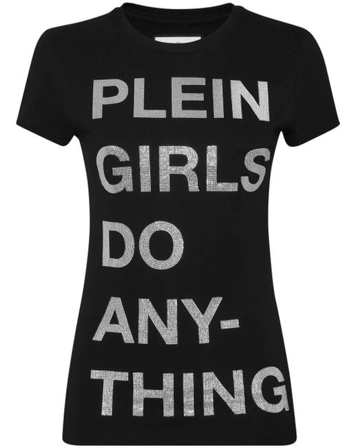 Philipp Plein Black T-Shirt Sexy Pure