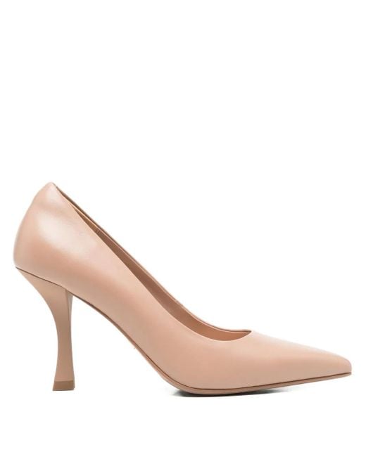 Marc Ellis Pink Pointed Heeled Pumps