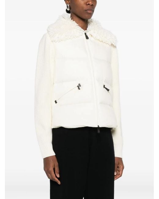 Moncler Natural Fur Collar Jacket