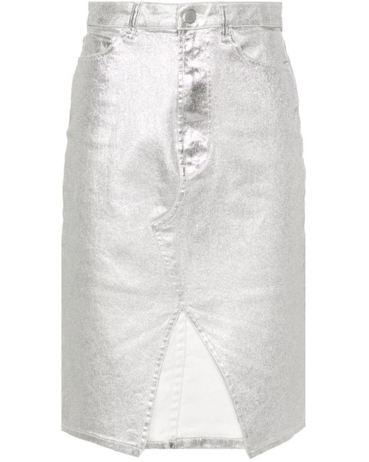 3x1 White Elizabella 23 Mini Skirt