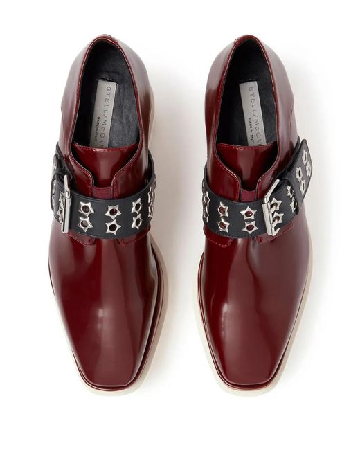 Stella McCartney Red Elyse Buckle-Fastening Pumps