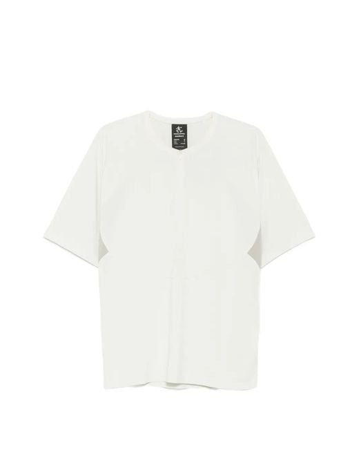 Hiking Patrol White X Mammut Zip-Fastening Short-Sleeve T-Shirt for men