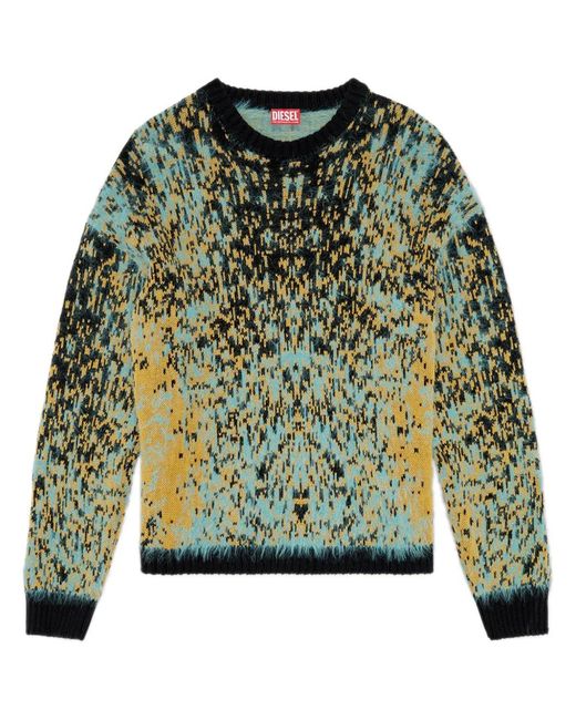 DIESEL Green K-Rain Sweater for men