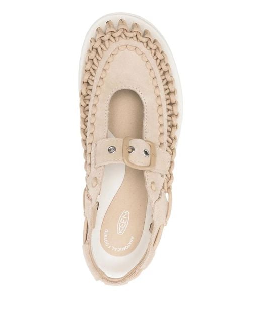 Keen Natural Uneek Woven Platform Sandals