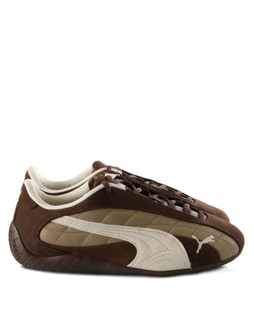PUMA Brown Gesteppte Speedcat Plus Sneakers