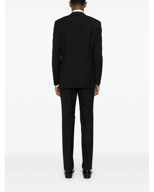 Canali Black Single-Breasted Suit for men