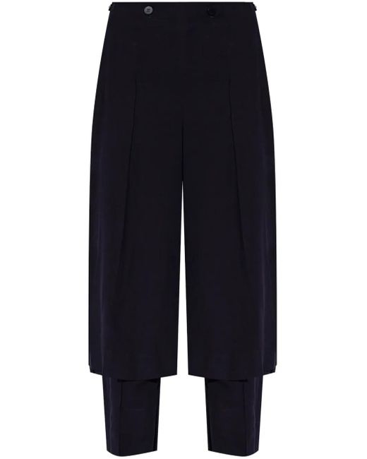 Issey Miyake レイヤード パンツ Blue