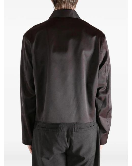 Our Legacy Black Jet Front Pockets Jacket for men