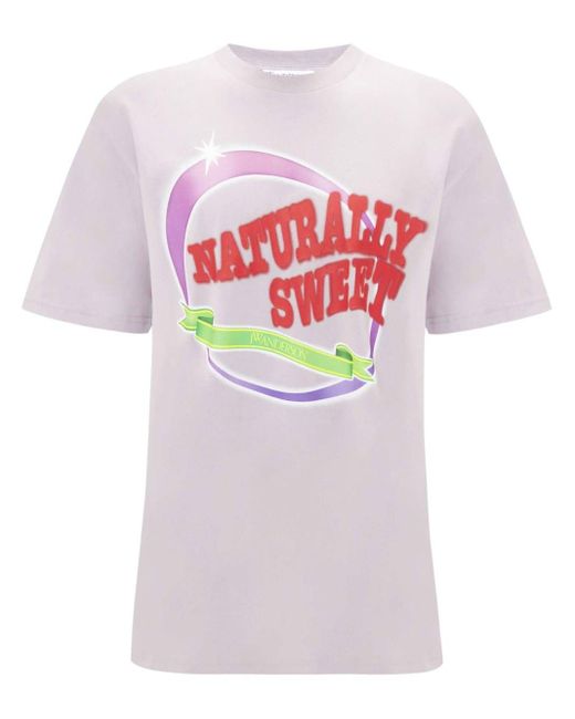 T-shirt Naturally Sweet di J.W. Anderson in Pink