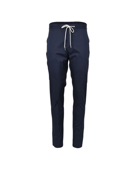 Pantalon Fuselé À Lien De Resserrage Tombolini pour homme en coloris Blue