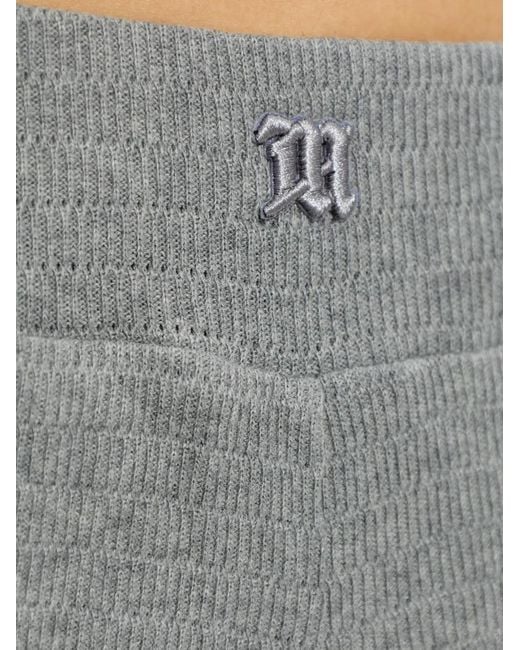 M I S B H V Gray Logo Shorts