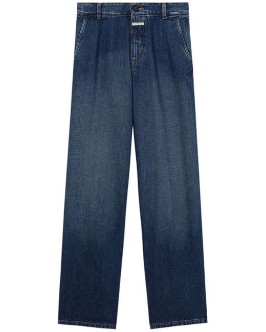 Closed Jurdy Low rise Straight leg Jeans in Blue Lyst UK