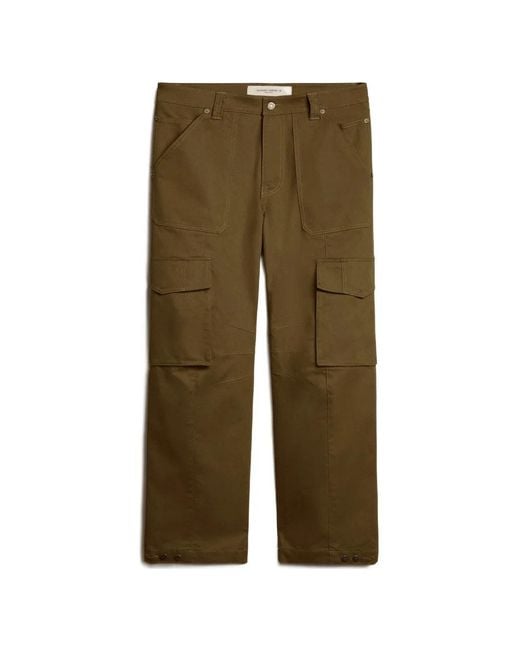 Golden Goose Deluxe Brand Green Cargo Pants for men