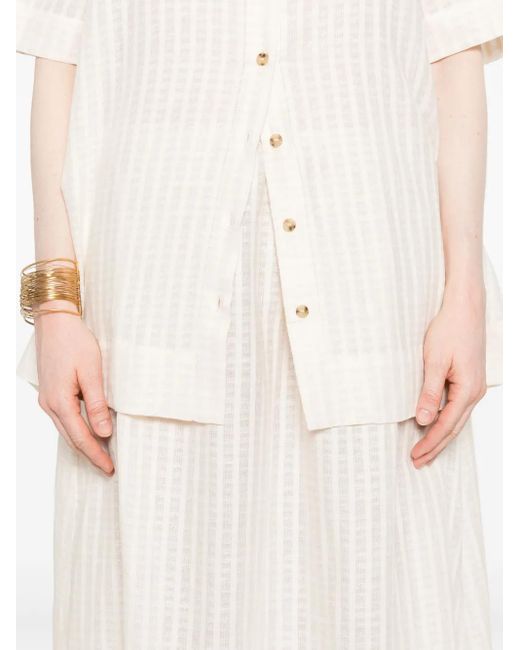 Asceno White Rafaela Maxi Skirt