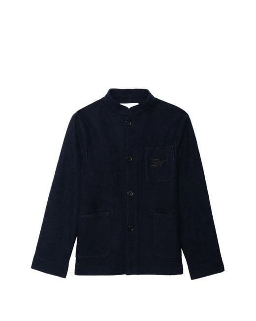 Zadig & Voltaire Blue Venezia Wool Jacket for men