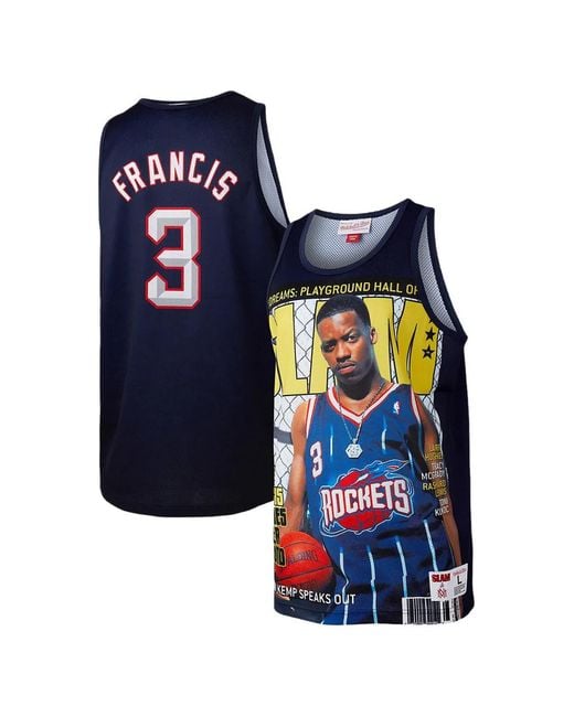 Mitchell & Ness Blue Slam Rockets Tank Top for men