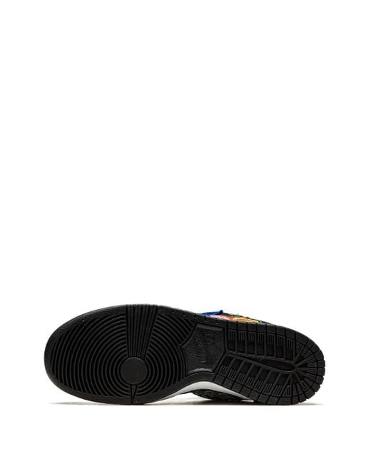 Nike Black Sb Dunk Low "Neckface" Sneakers