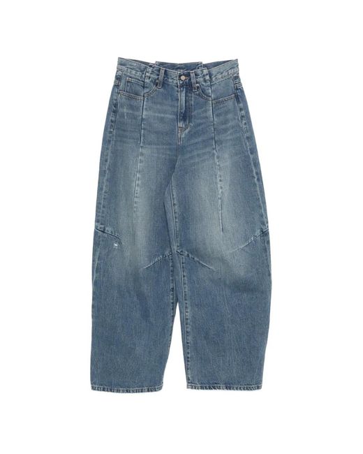 JNBY Blue Dart-Detail Jeans