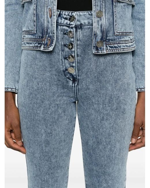 Ana Radu Blue Straight-Leg Jeans
