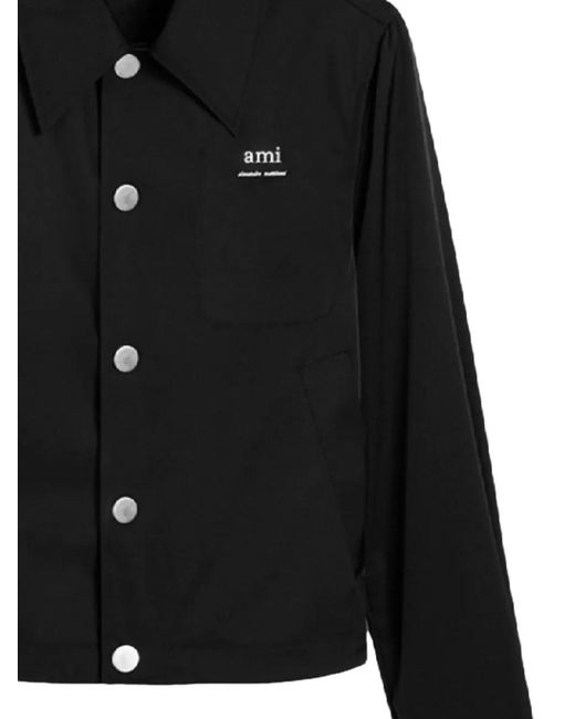 AMI Black Ami Alexandre Mattiussi Buttoned Jacket