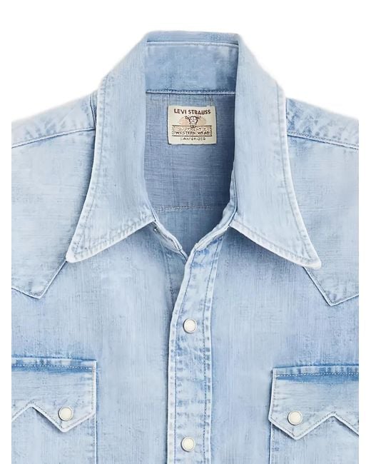 Levi's Blue 1955 Sawtooth Shirt for men