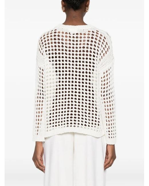Max Mara White Sweater