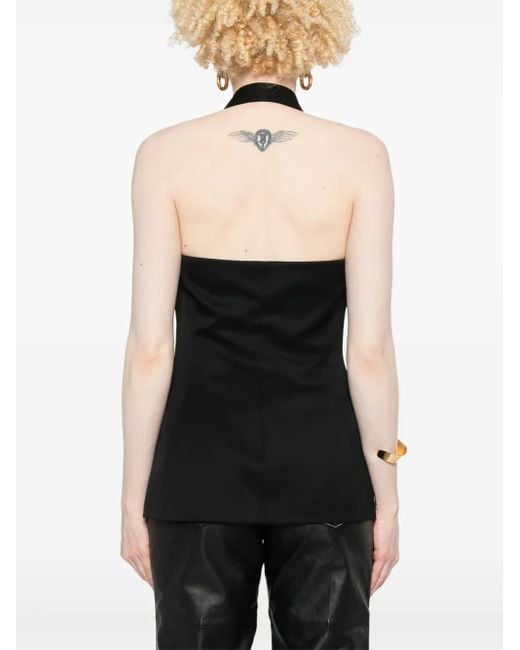 GIUSEPPE DI MORABITO Black Virgin Wool Gilet
